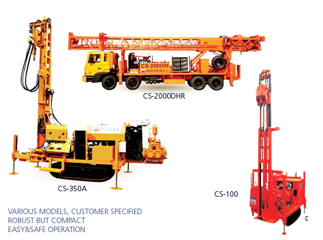 A complicated machine for drilling. It is equipped with drilling system of rotating pressure and sep...